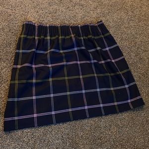 Plaid skirt